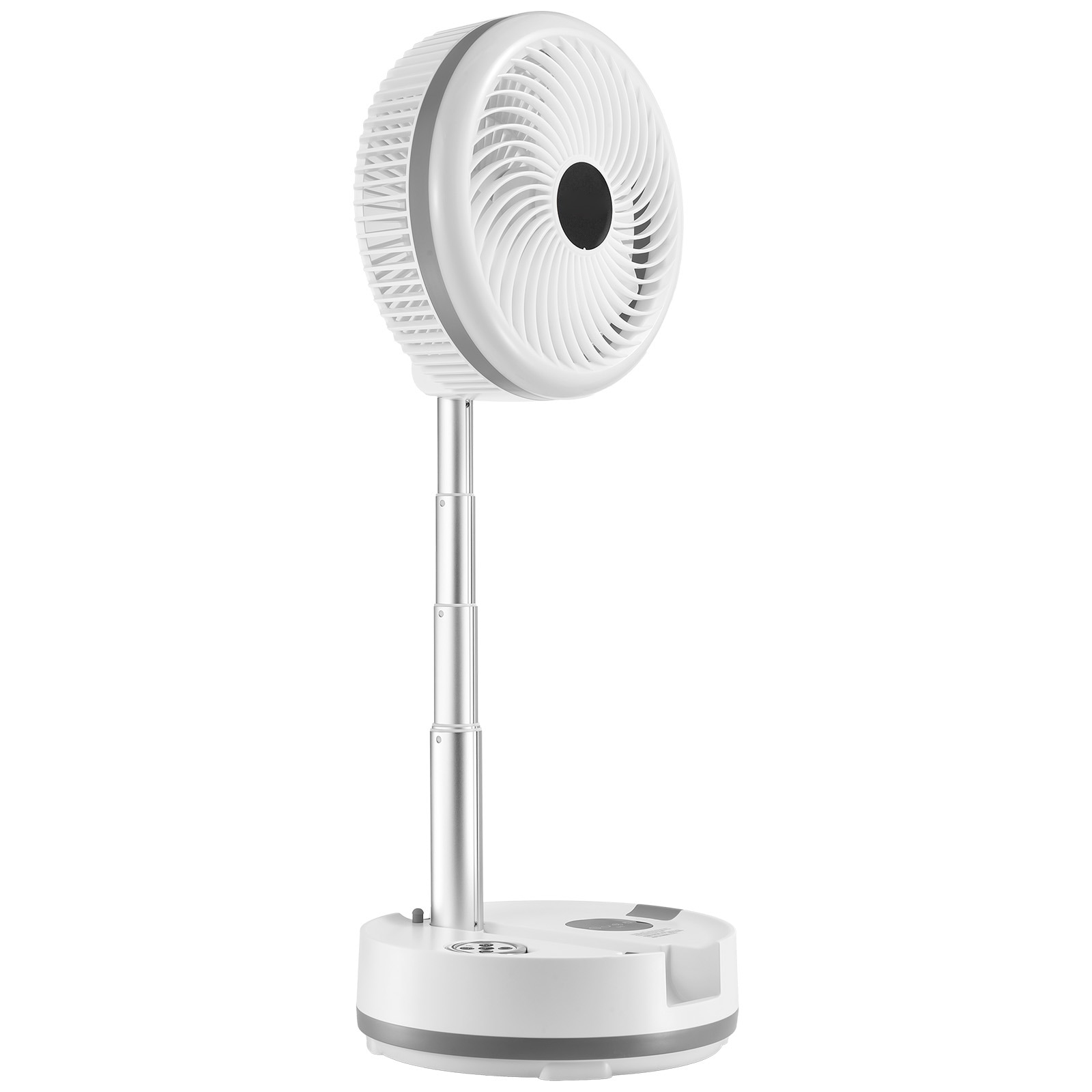 10 Inch Foldable Rechargeable Oscillating Fan 3 In 1 Remote 9 Speeds_voghion.com